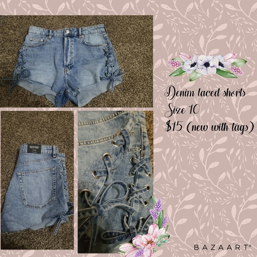 Denim shorts